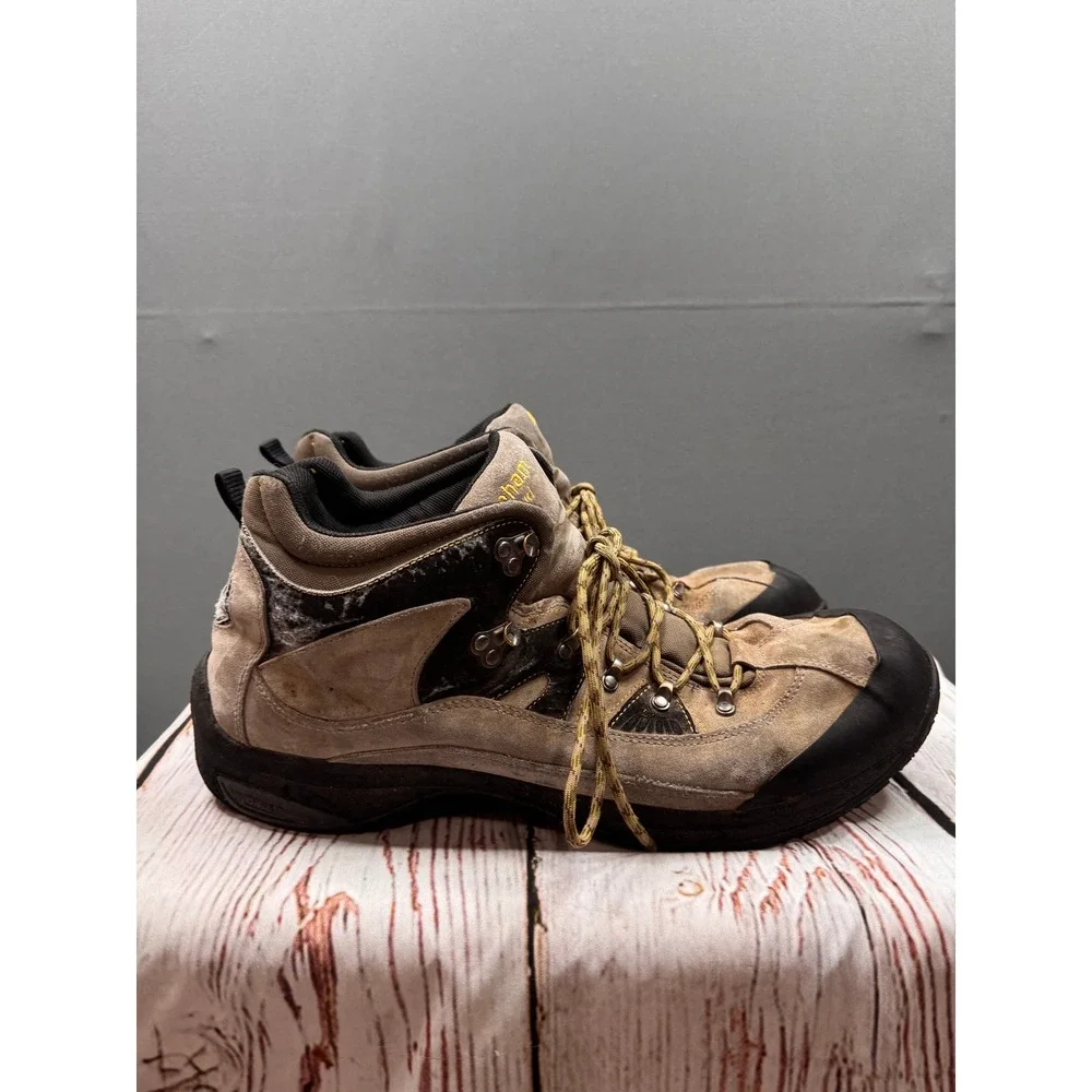Dunham Cloud Mens Hiking Boots Tan Brown Waterproof Trail Mid Top Size 16 86630N